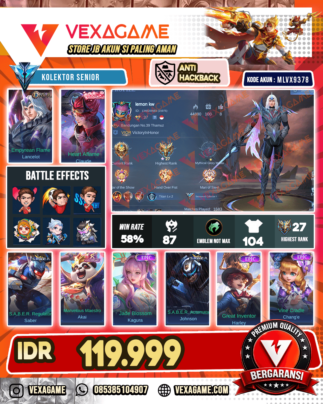 Lancelot Dragon Tamer | Claude Valentine