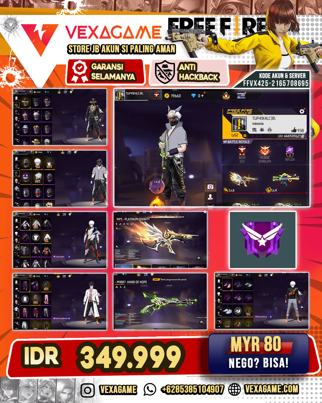 2 EVO 1 OTW MAX | SG LUMUT | VAULT 100++