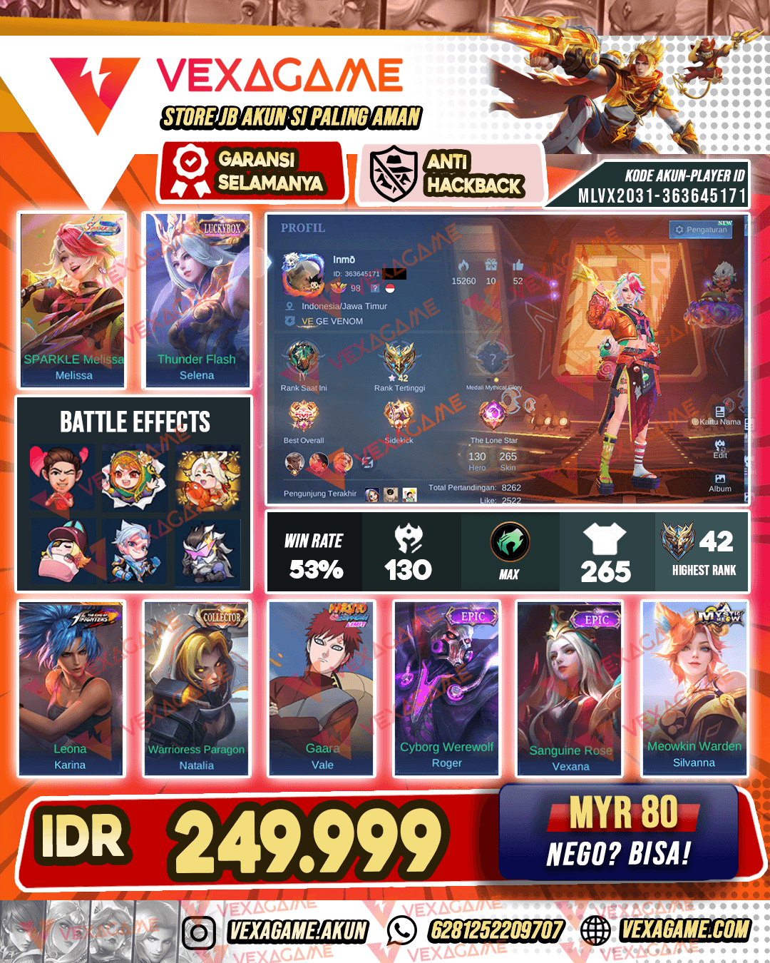 Mellisa Sparkle | Hero + Emblem MAX