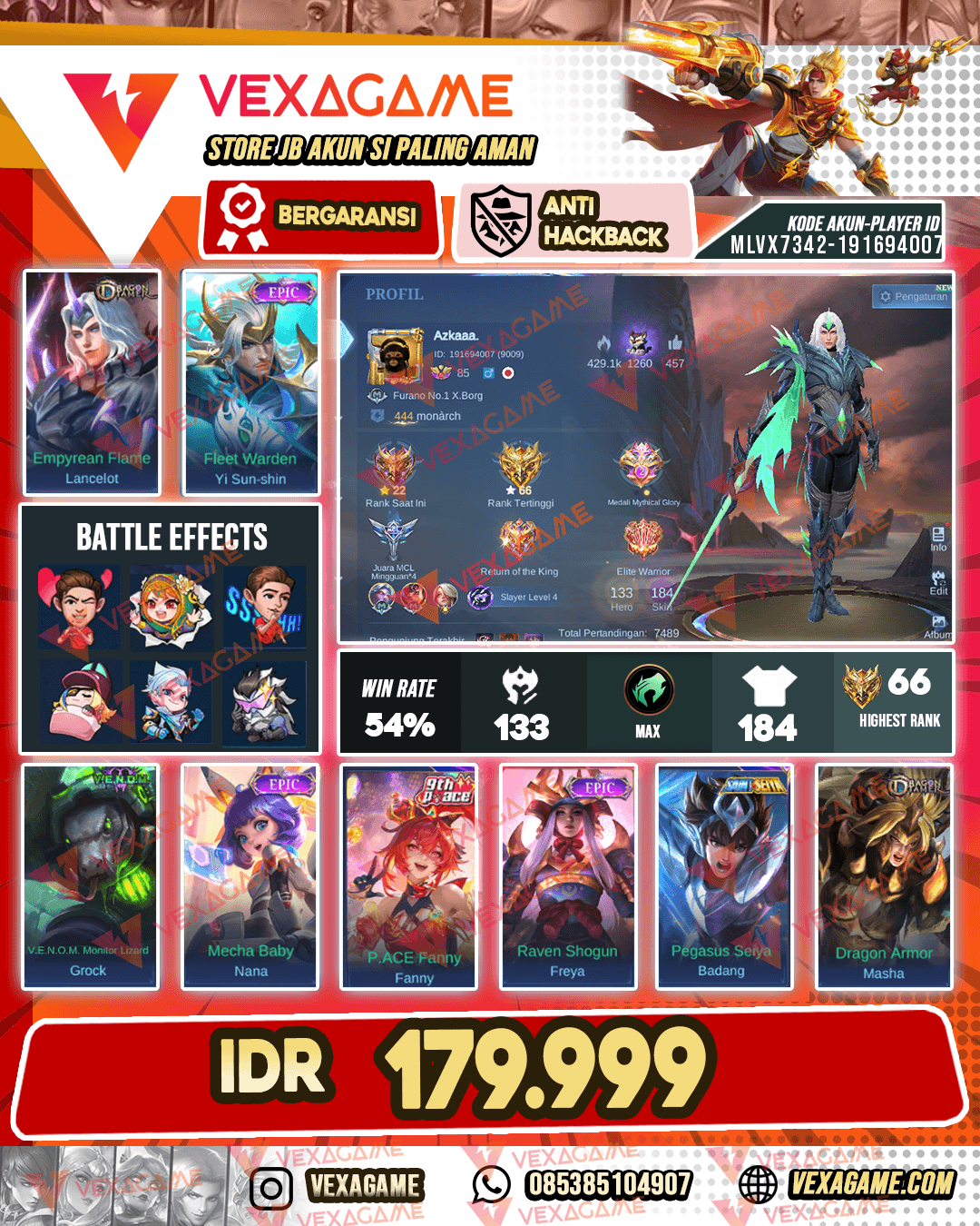 Lancelor Dragon Tamer | Yss Epic | Emblem + Hero MAX