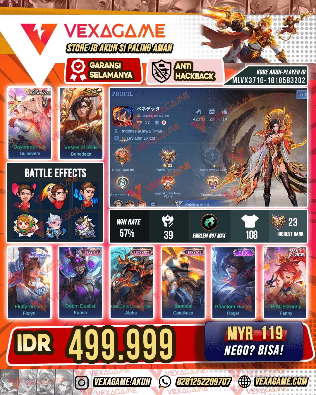 Benedetta Soul Vessel X Guinevere Aspirants | 3 Luckybox