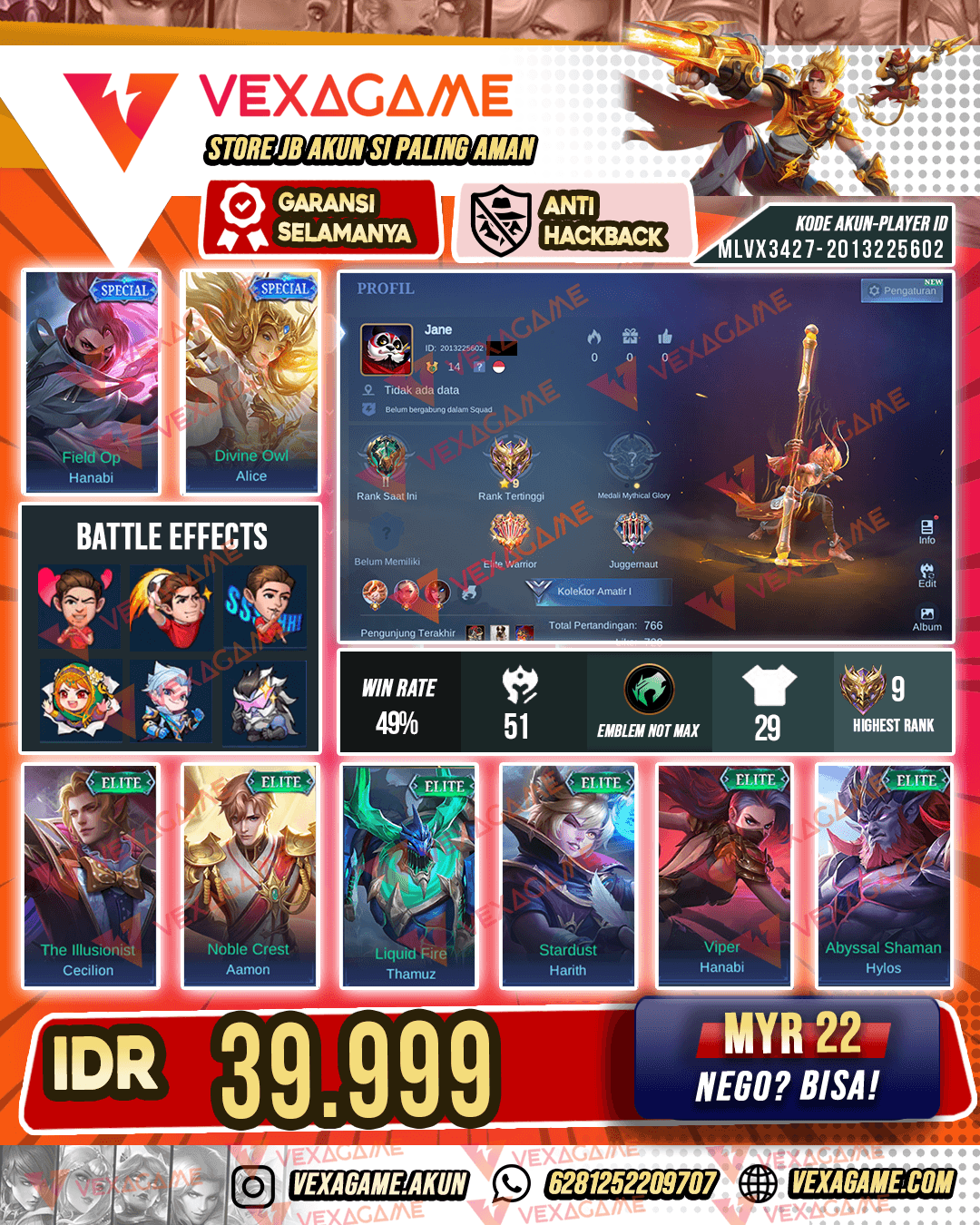 Akun Murah Banget