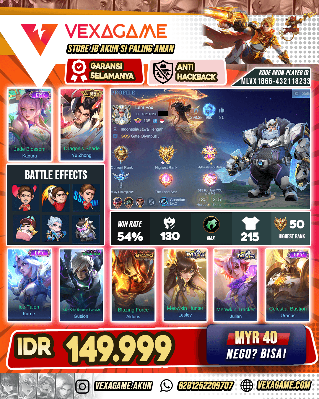 Franco MPL X Yu Zhong M5