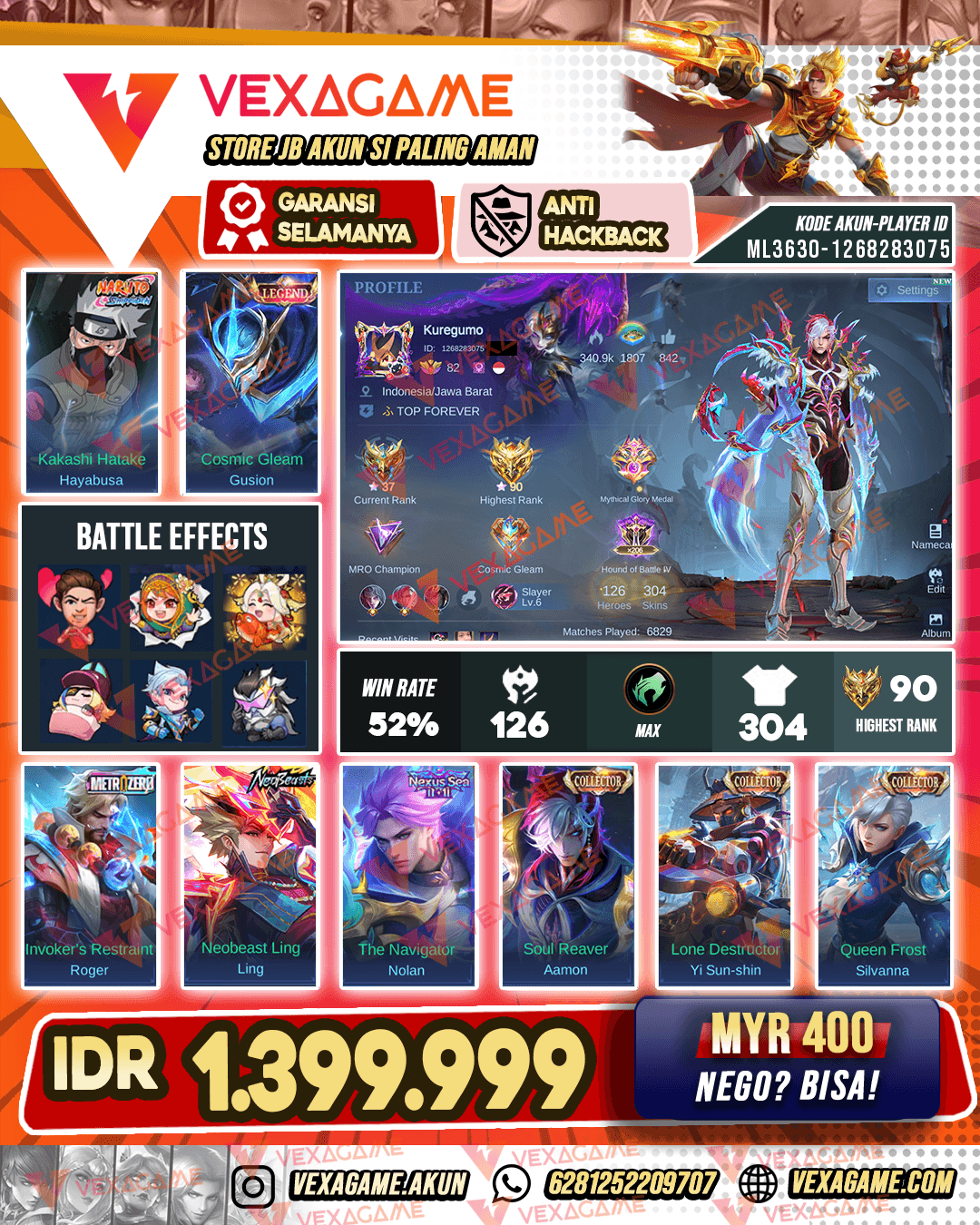 User Jungler | Aamon X YSS CC | Ling Neobeast | Gusion Legend