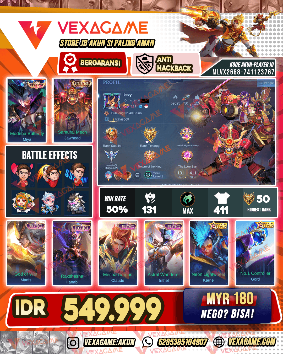 Jawhead CC | Miya Legend