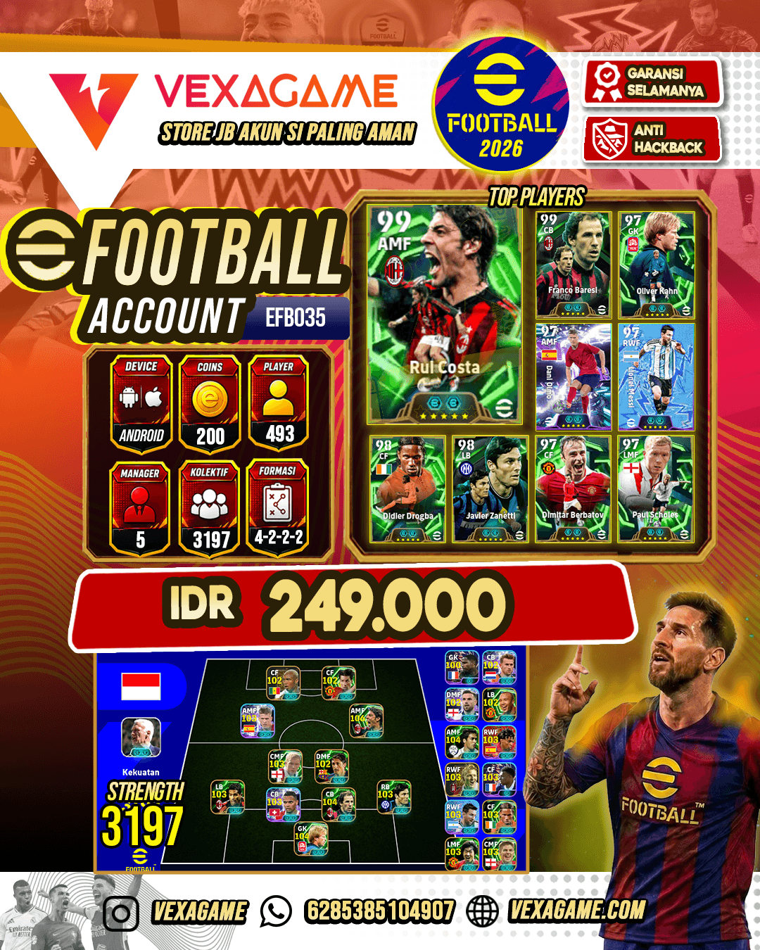 Rui Costa - Epic limit | Franco Baresi - epic limit | Oliver Kahn - epic limit | Dani olmo - Showtime  Raul - epic limit  | Kuyt - Legend Gerard - epic Kagawa - epic Drogba - epic