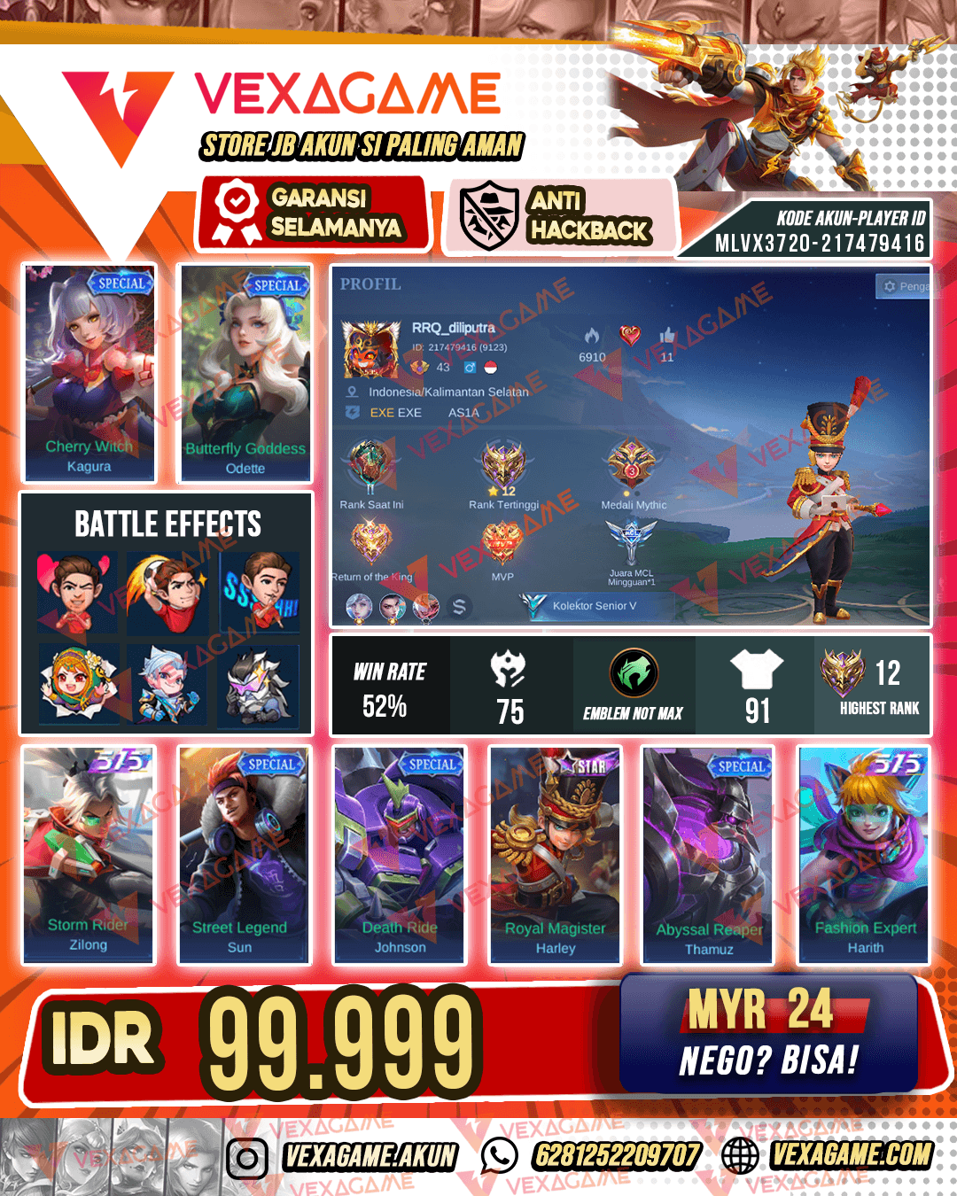 Kagura Special X Odette Special | AKun Murah