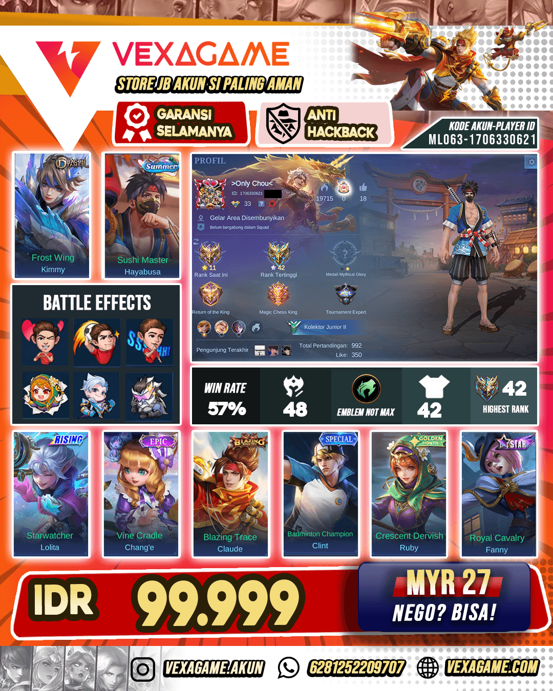 Hayabusa Summer Murah Banget