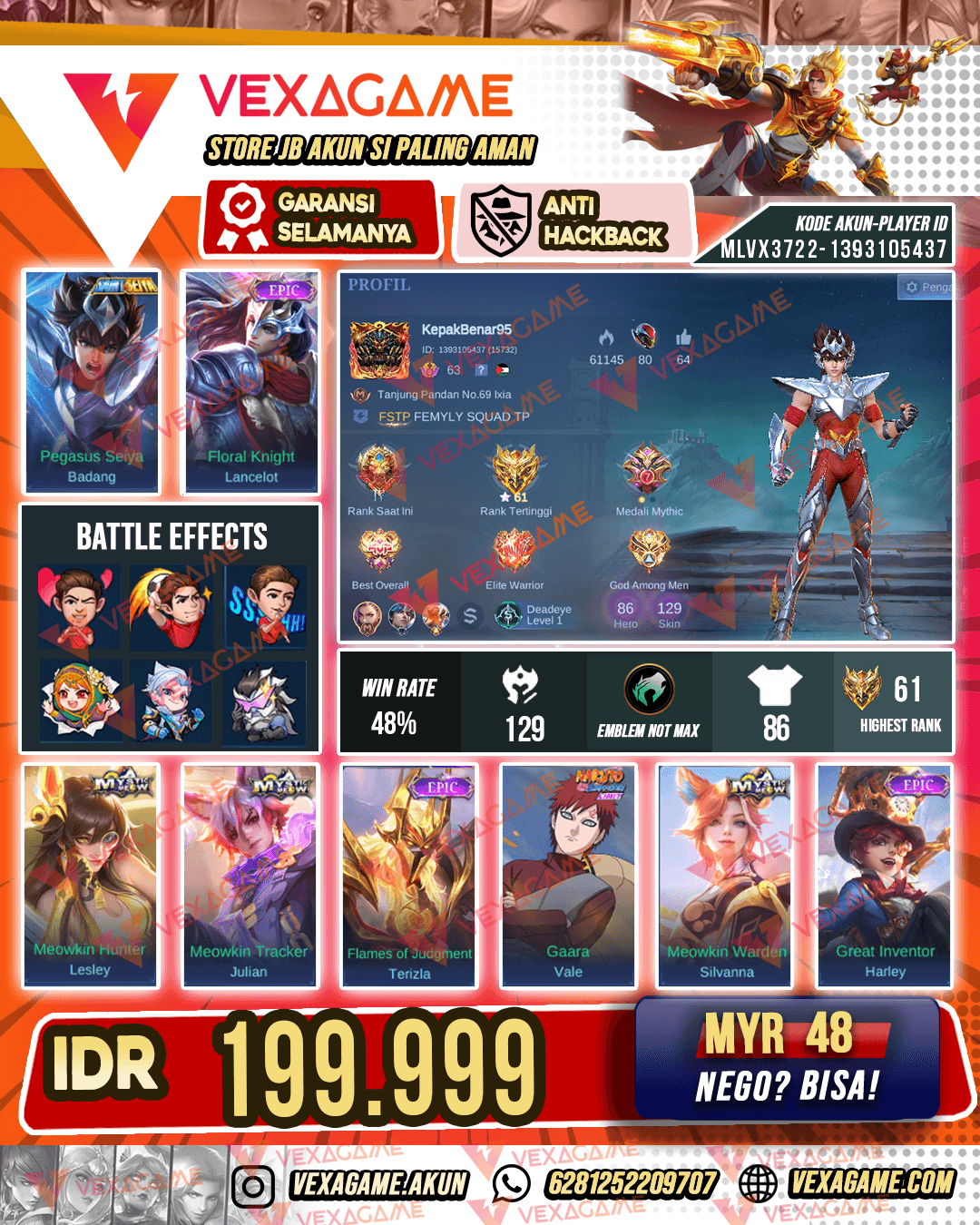Badang Saint Seiya X Lancelot Epic