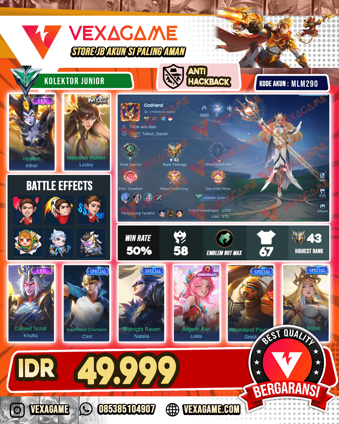 Akun Murah Banget