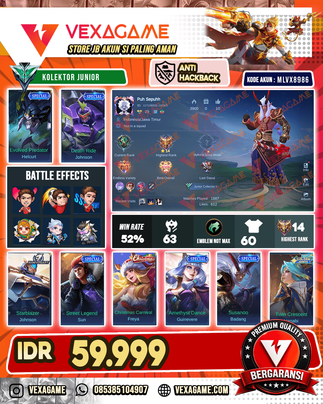 Akun Murah Harga Pelajar