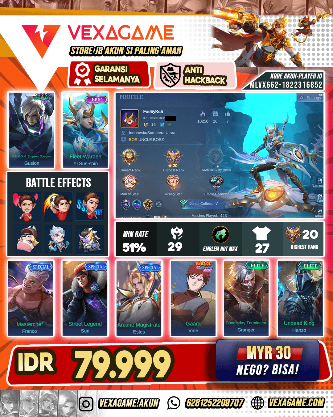 Yi Shun Shin Epic Murah