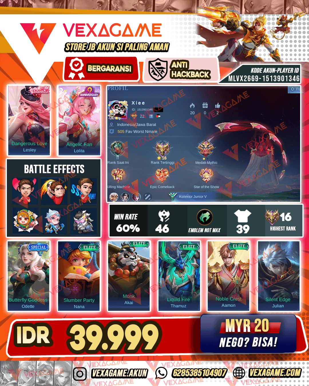 Akun Murah