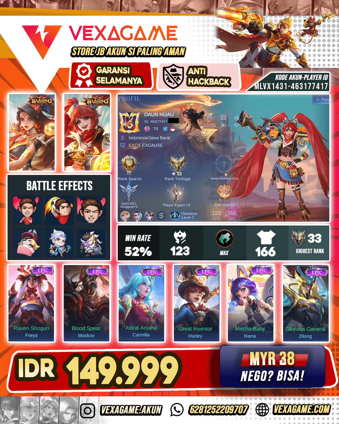 AKUN DI HB