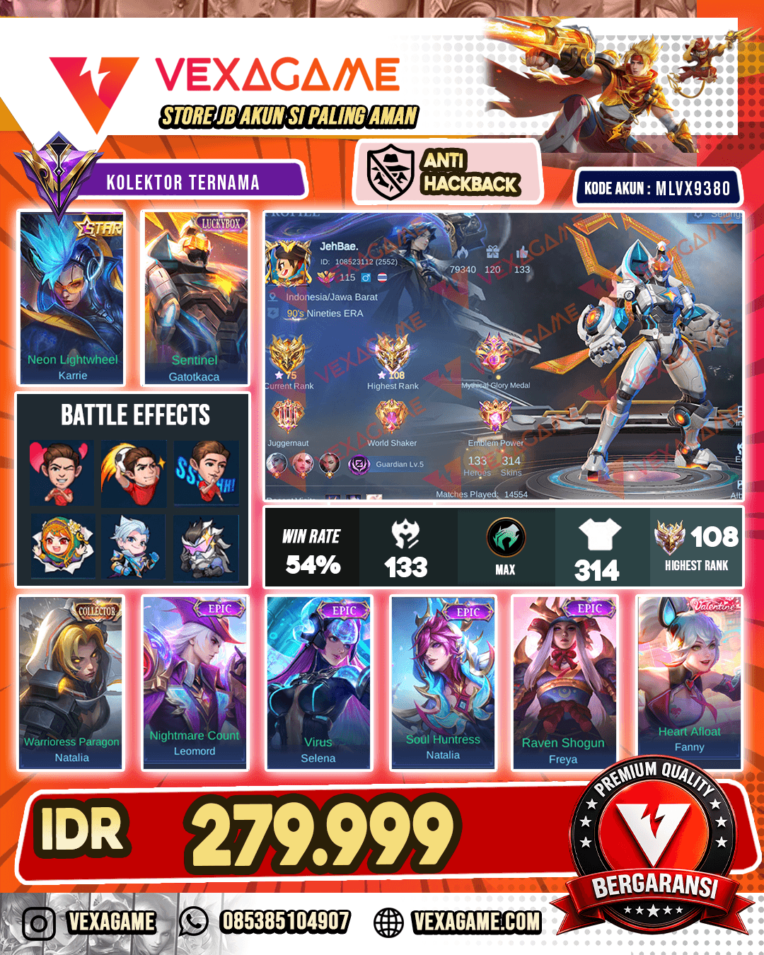 Gatotkaca Luckybox | Karrie Annual Star | Ex IMMO