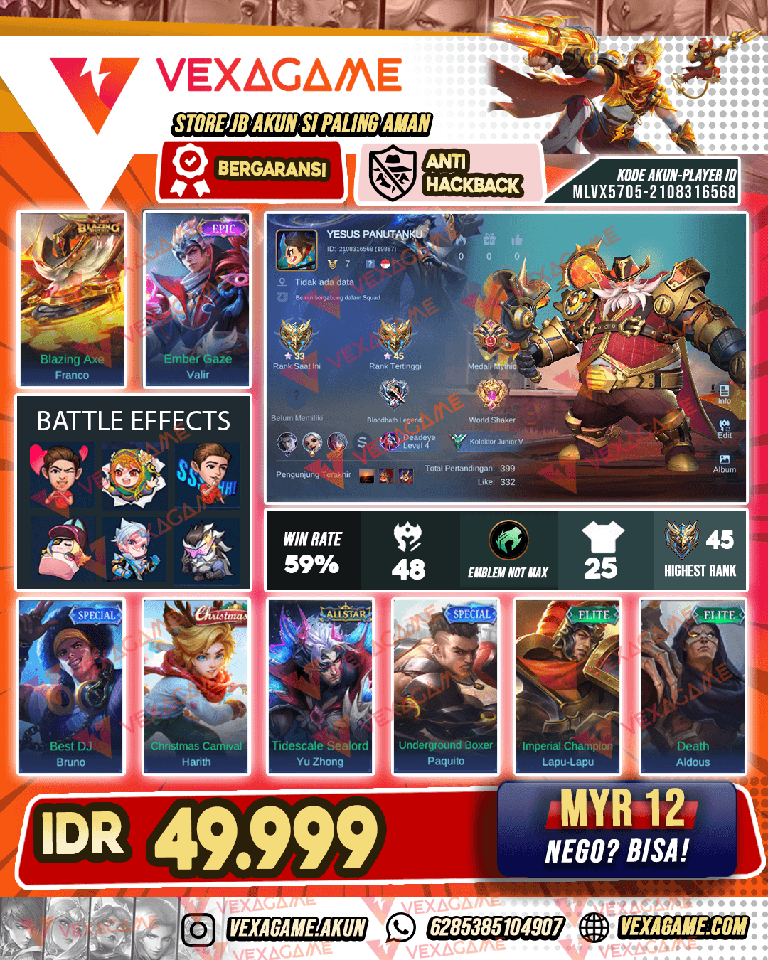 Akun Murah Hemat di Kantong