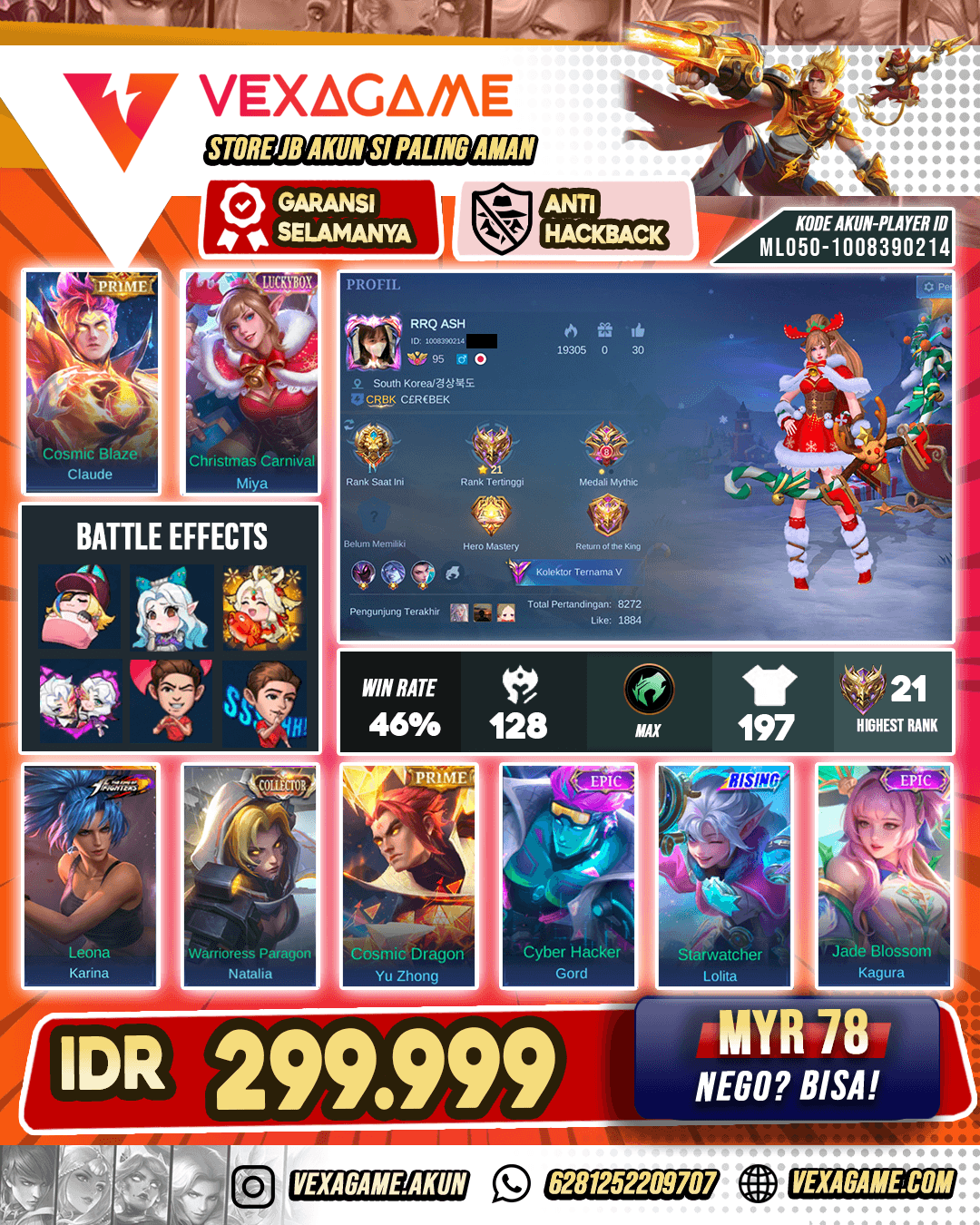 Miya Luckybox | Akun Hero Max