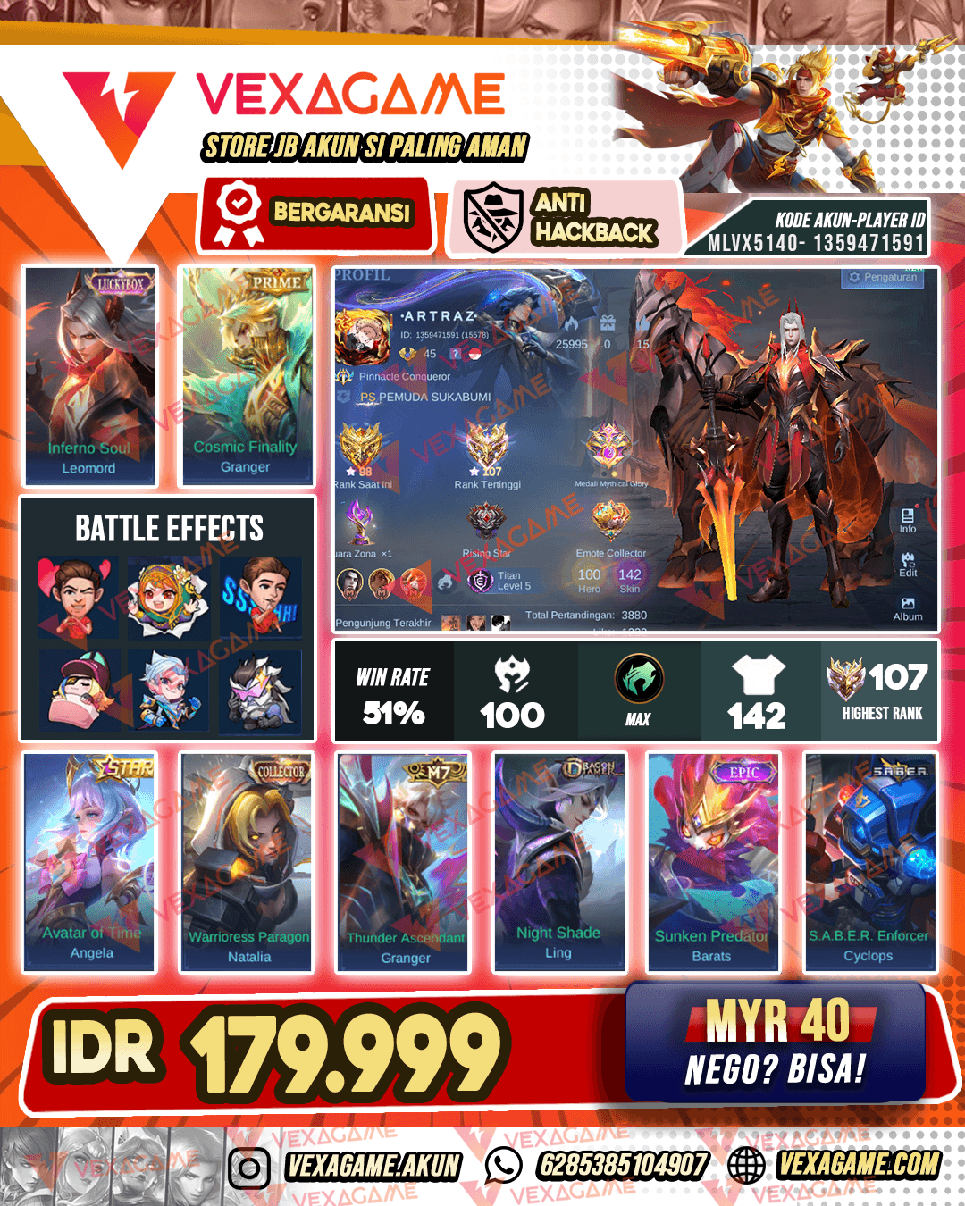 Leomord Luckybox | Angela Annual Star | Ex Immo