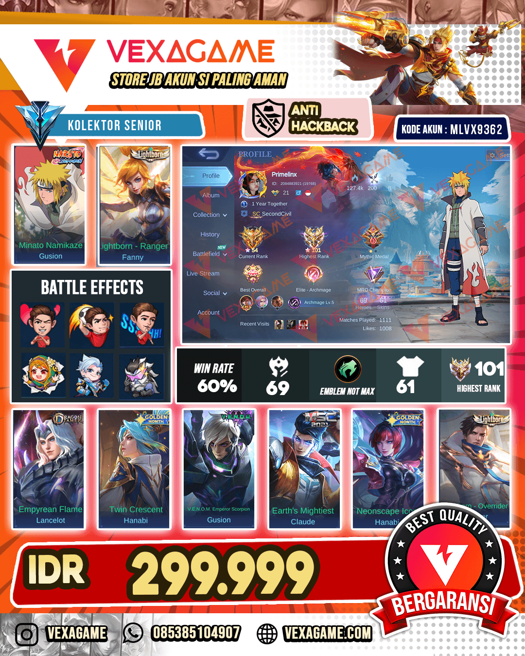 Gusion Minato | Ex Immo