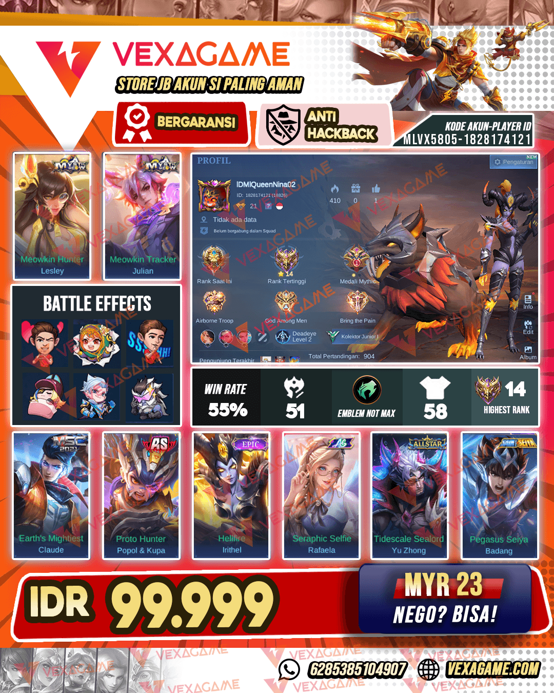 Irithel Epic | Badang Saint Seiya