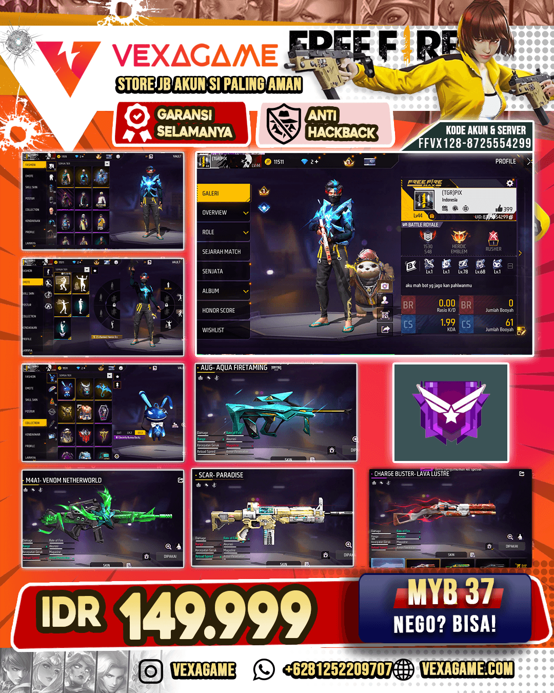 M4A1 - Venom Netheworld | Scar Paradise
