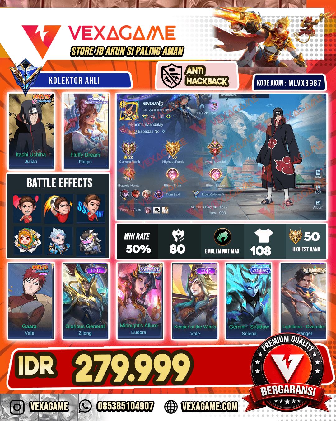 Julian Itachi X Floryn Sanrio | Eudora Covenant
