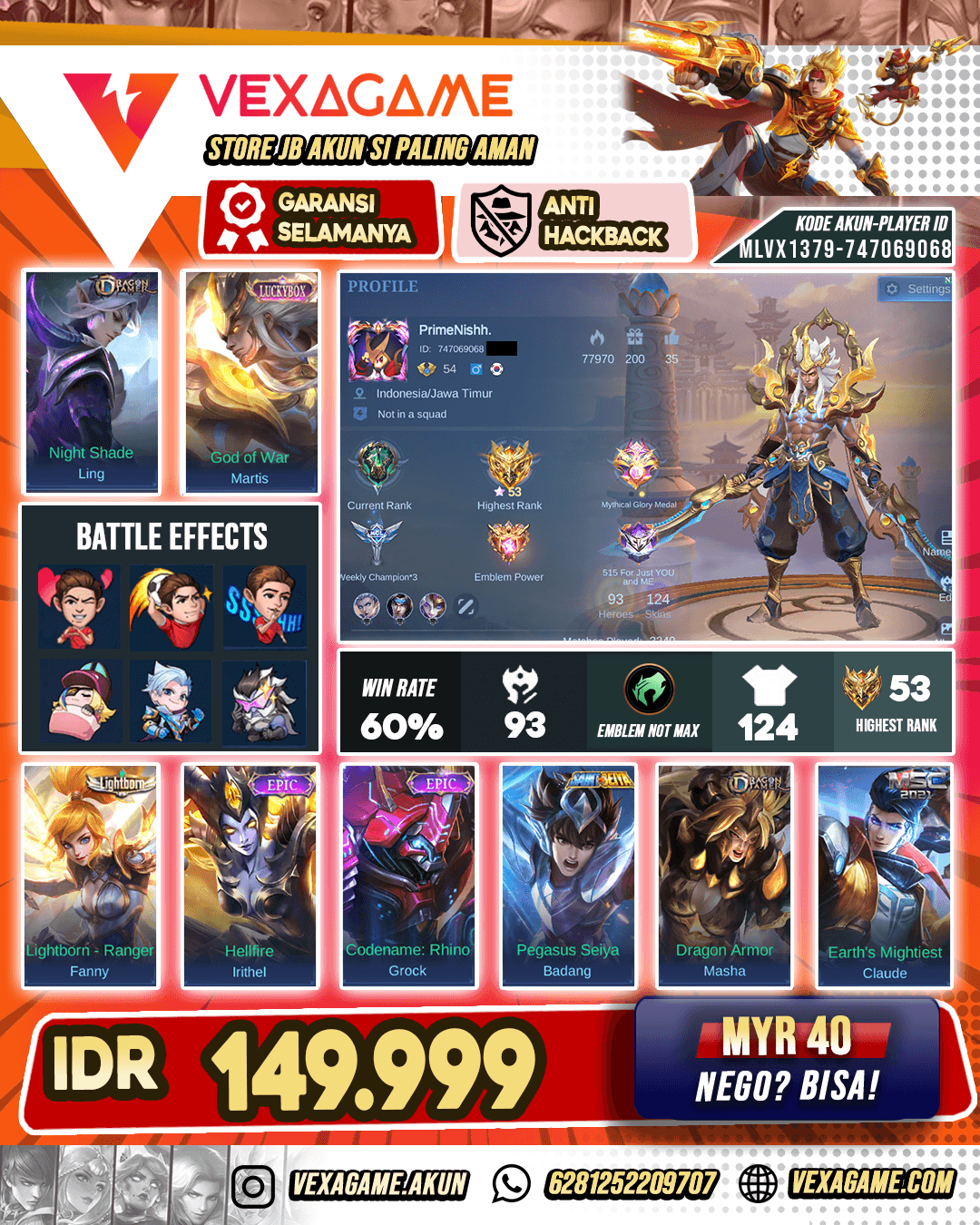 Martis Luckybox X Ling Dragon Tamer Ex Glory
