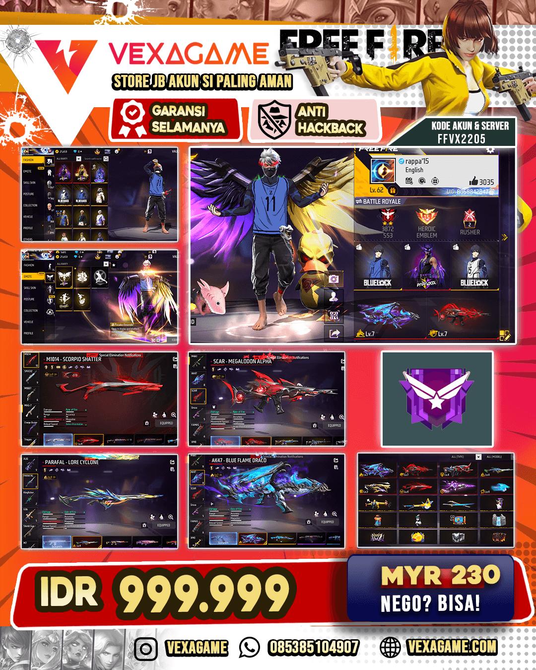 Evo 8 max 3 tw max 1 | Bundle Bluelock 2 set | Topi jerami on | Bundle Mytic 2 set | Vault otw 400