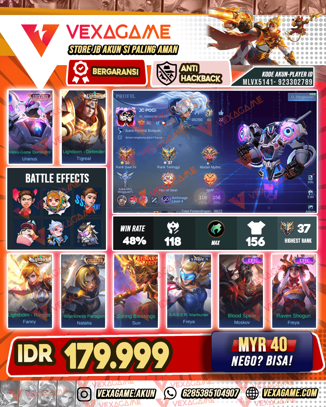 Uranus Luckybox | Fanny Lightborn
