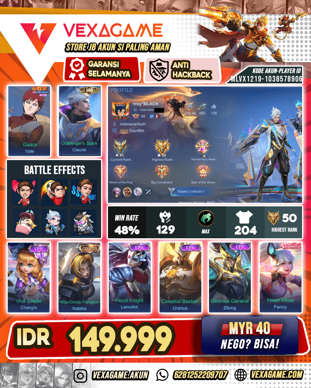 Claude M6 Murah