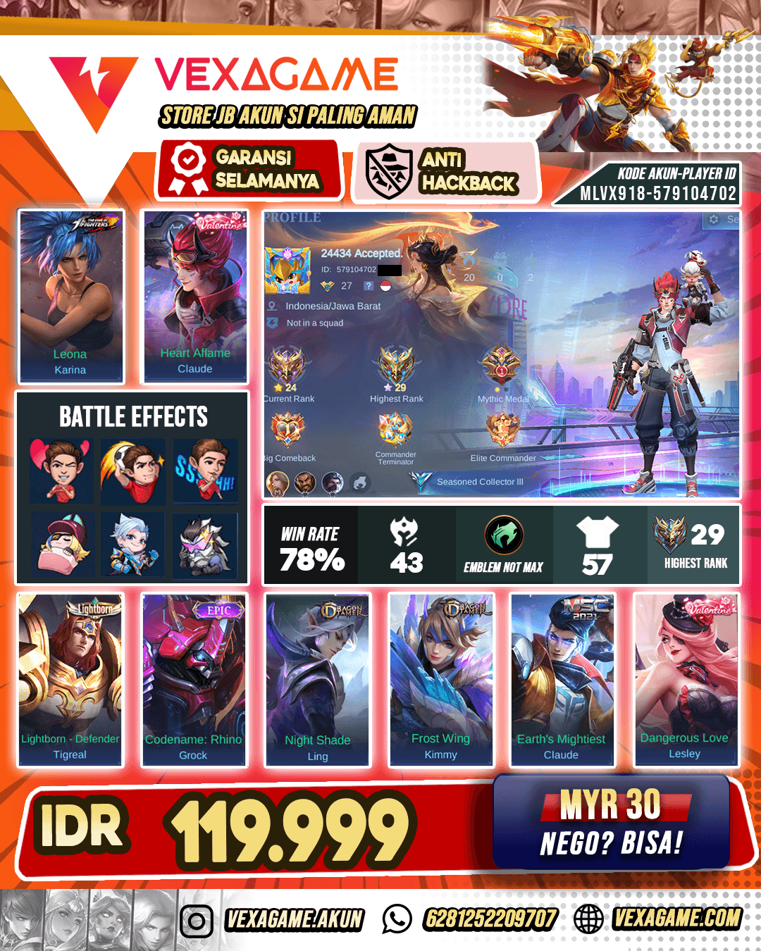 Claude Valentine X Karina KoF
