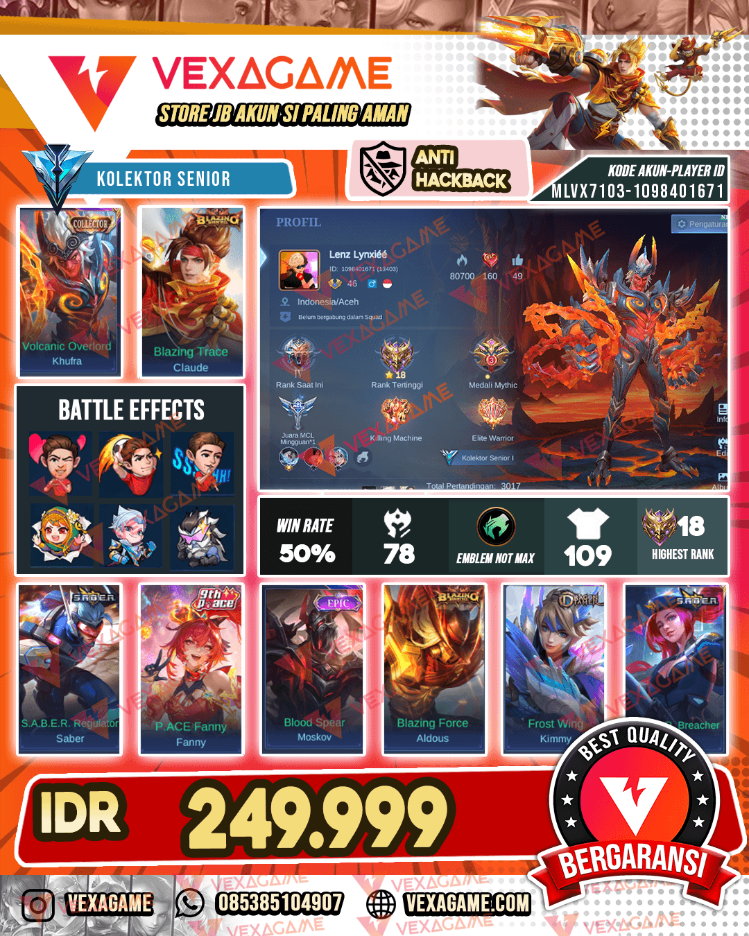 Khufra Collector | Claude Blazing