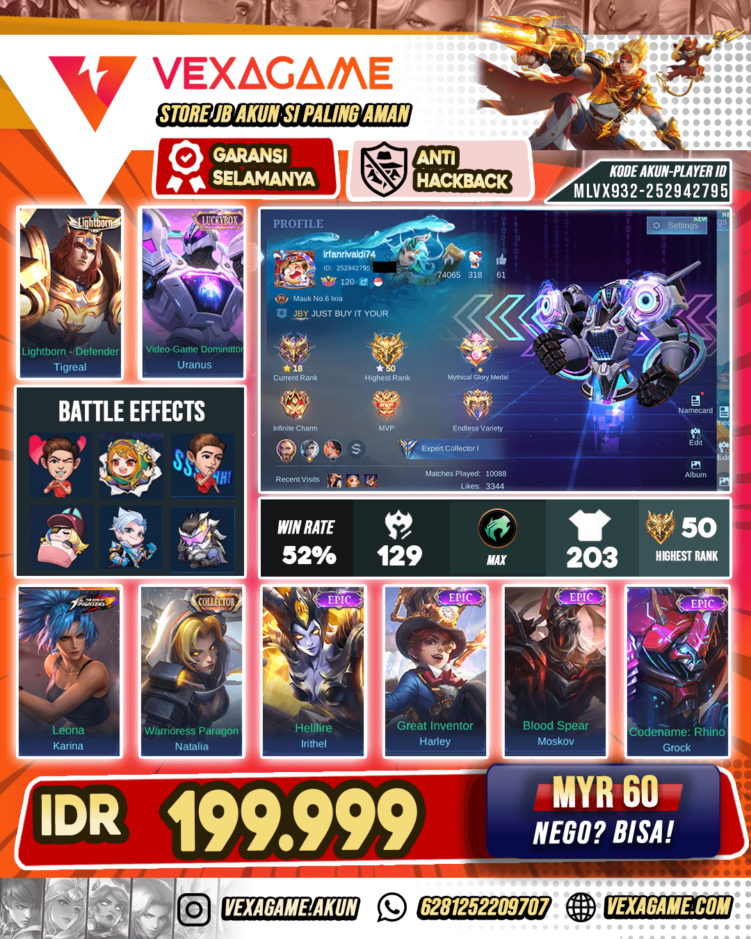 Uranus Luckybox | Hero + Emblem MAX