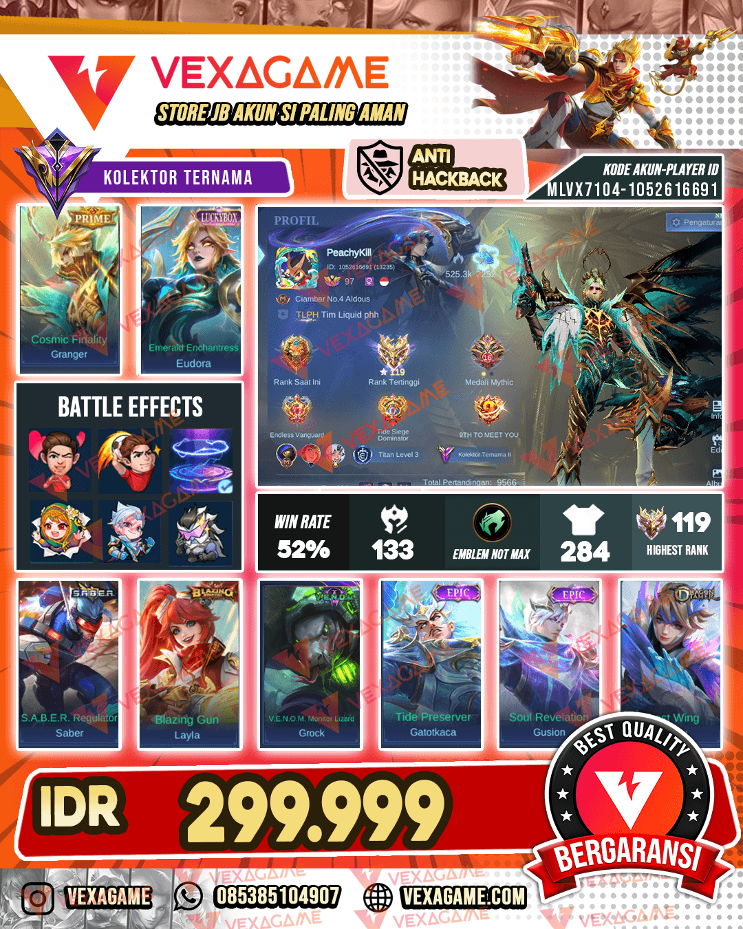 Granger Prime | Eudora Luckybox | Ex Immo | Recal TAS TAS ON