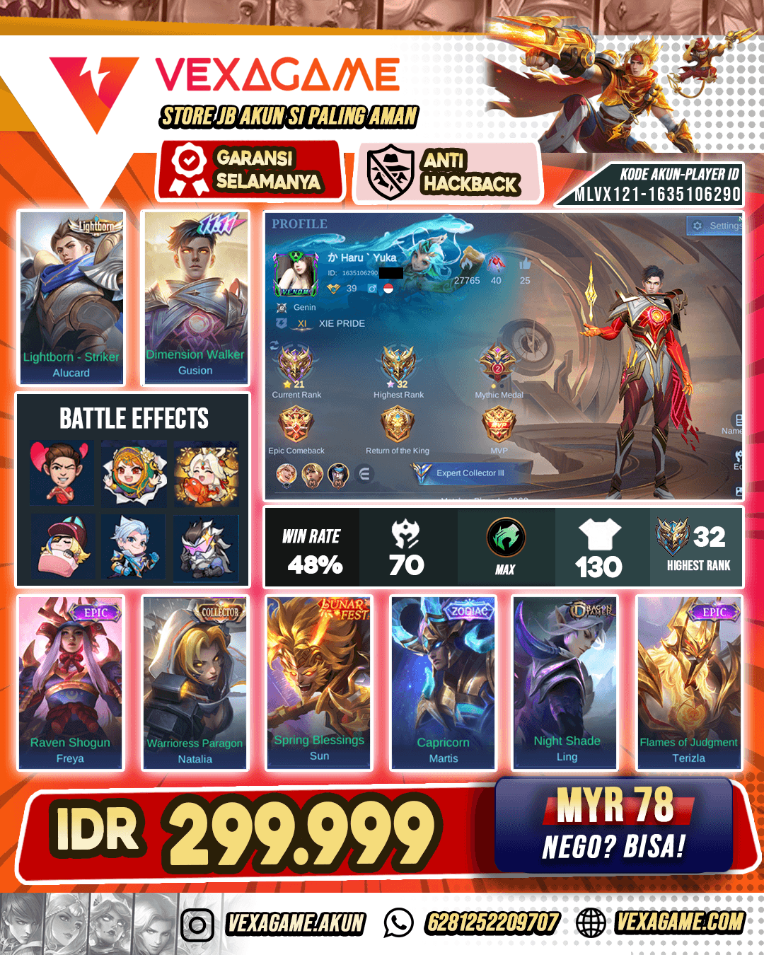 Gusion 11.11 Murah Banget