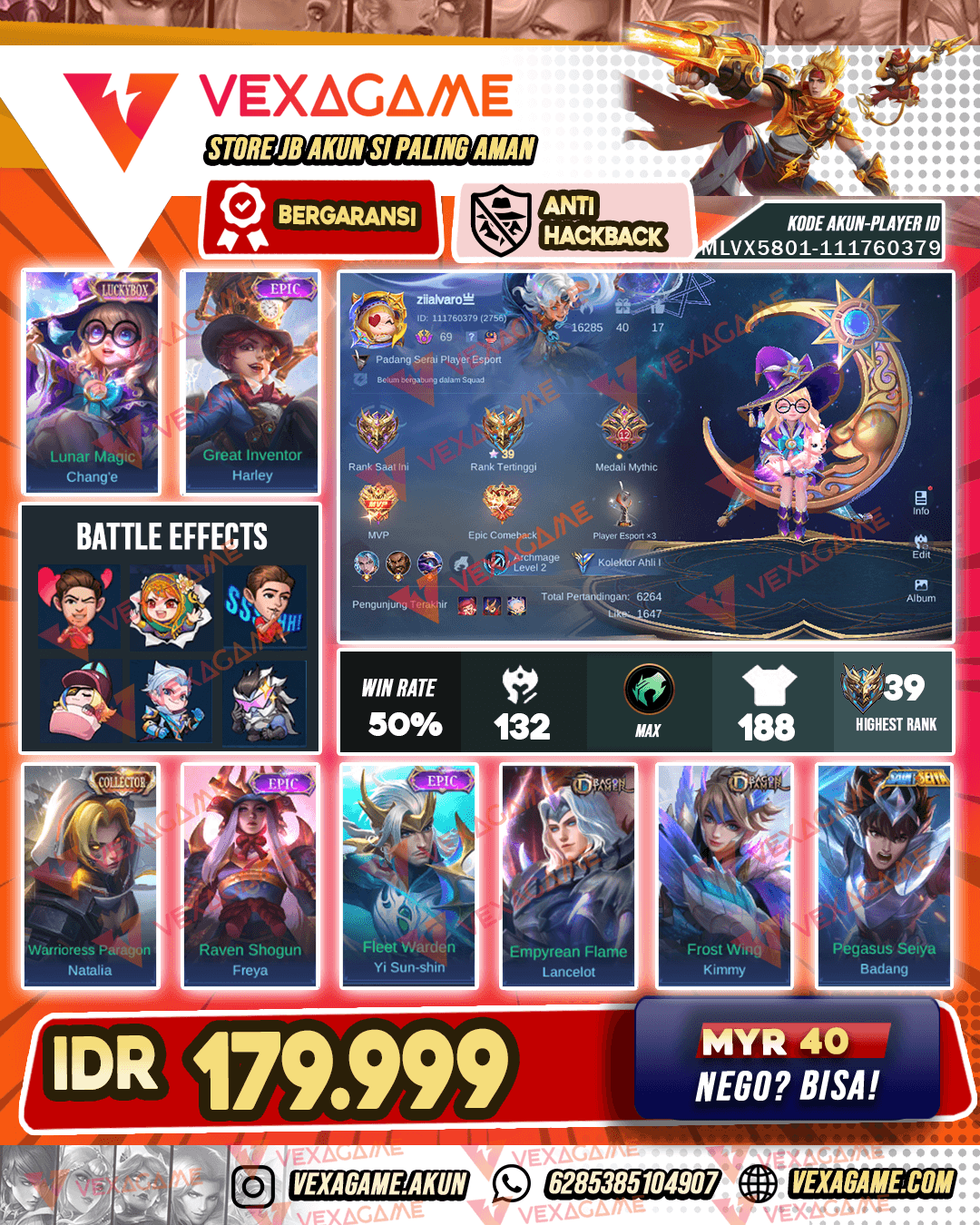 Change Luckybox | Harley Epic | Emblem MAX & Hero MAX