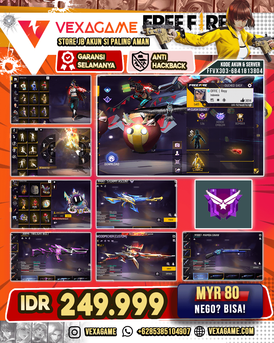 SUPER PROMO !! Vault Gagah OTW 400 + EVO 1
