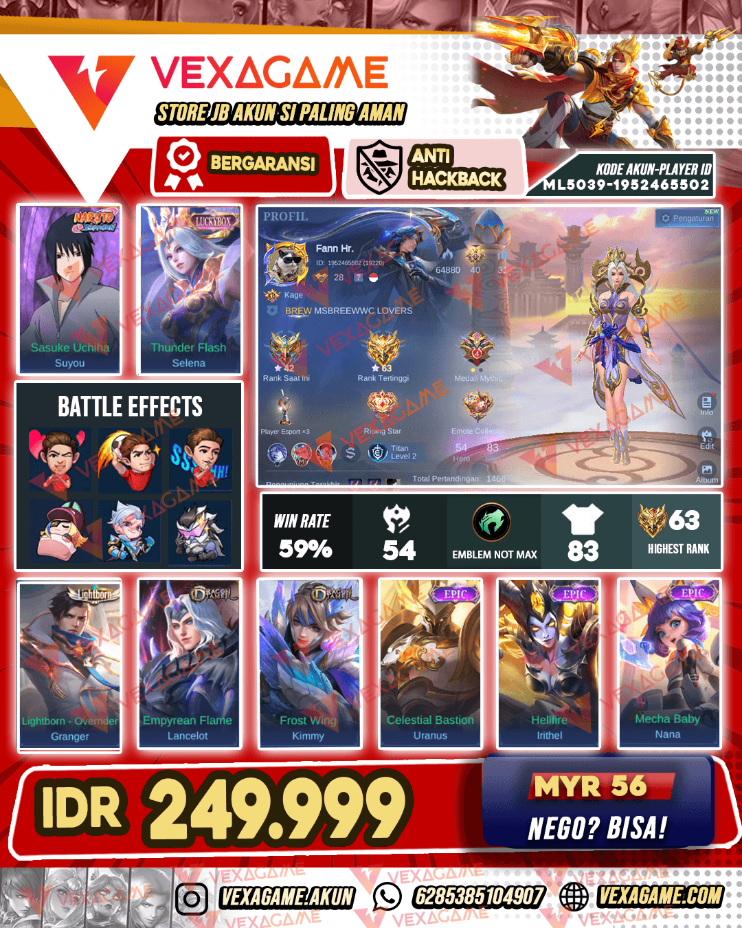 Suyou Sasuke | Selena Luckybox