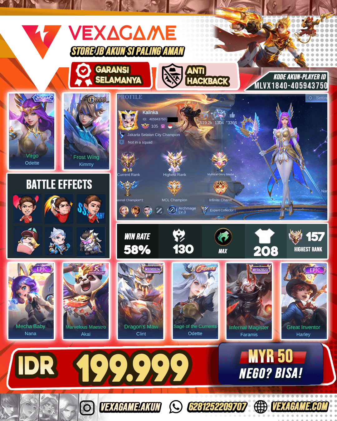 Odette Zodiac  X Kimmy Dragon Tamer | Ex Immo