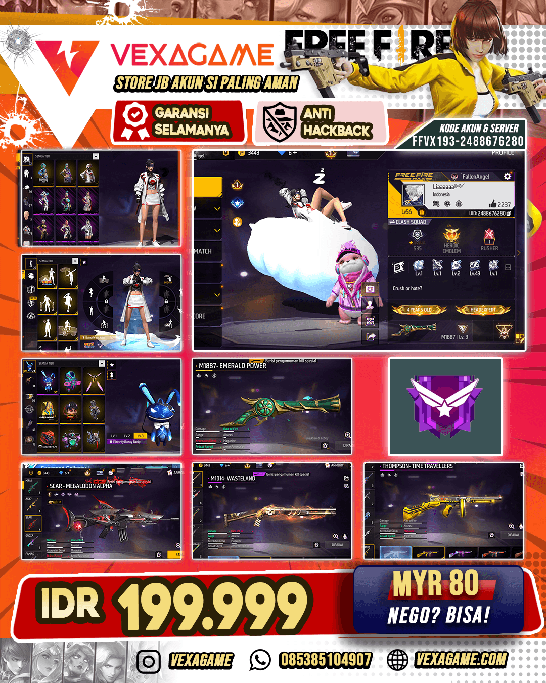 SG Terompet | SG Wasteland |  Bundle Rampage | Cobra Backpack