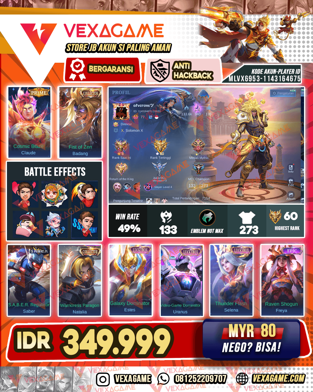 Badang Collector | Claude Prime | 3 Luckybox