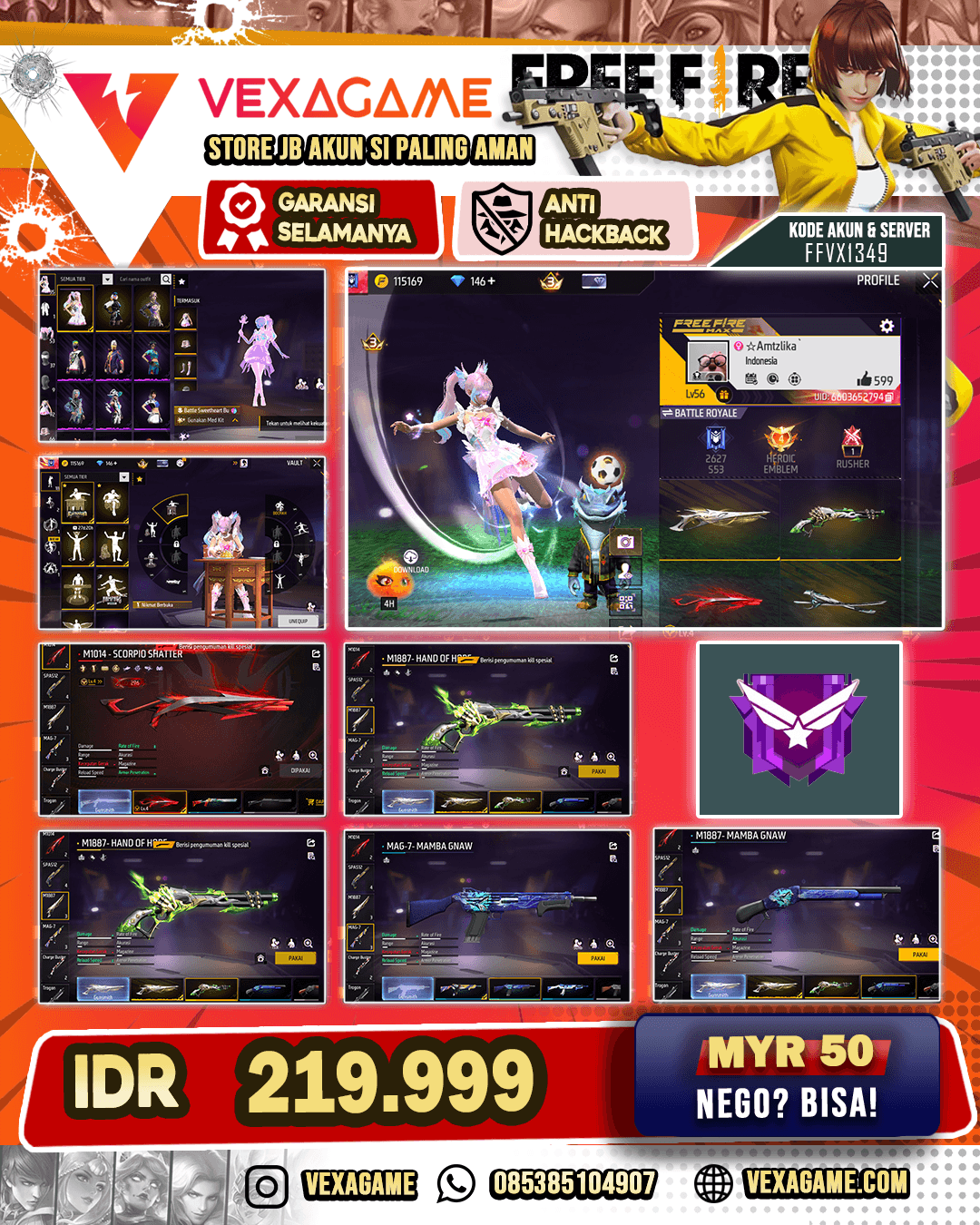SG SCORPIO SHATTER LV4 | SG 2 RASA GURUN PASIR | VAULT OTW 100