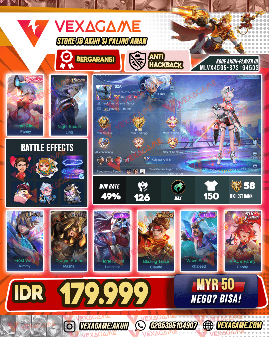 Fanny Valentine | Ling Dragon Tamer