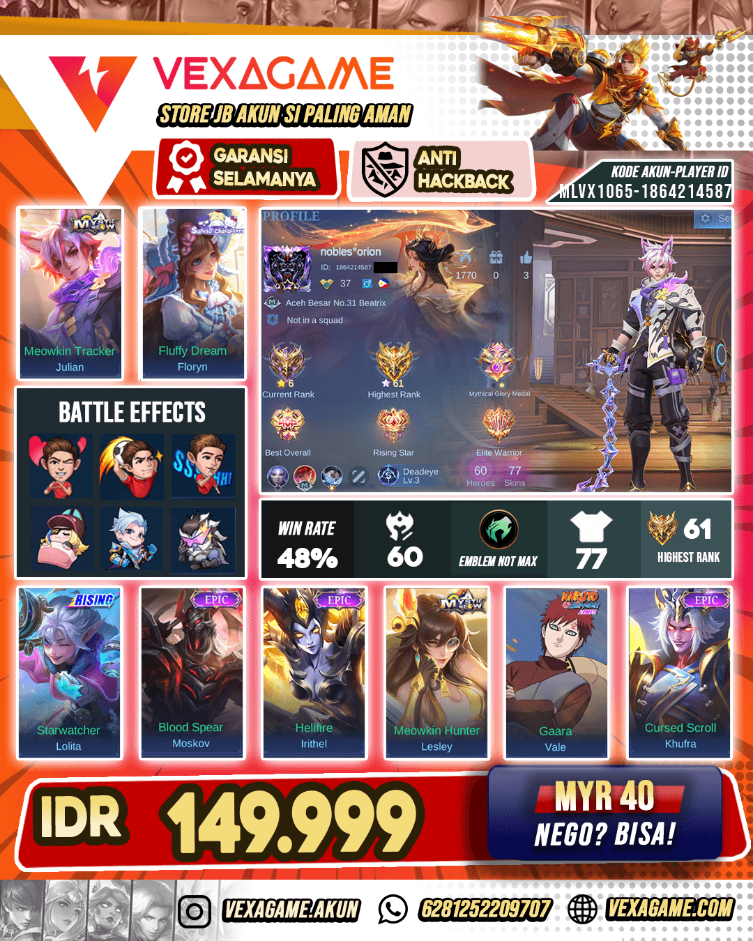 Julian Meow X Floryn Sanrio Ex Glory