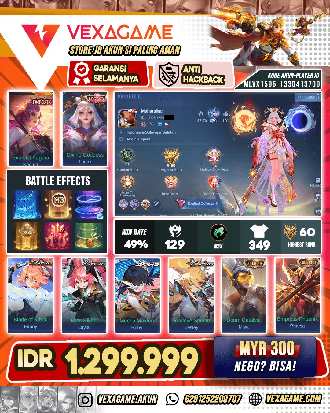 4 Asphirant | 1 Legend Kagura Exorcist