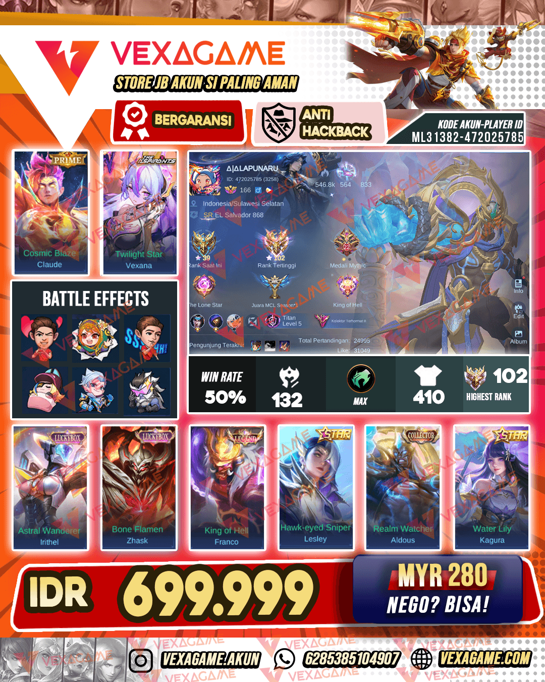 Aldous CC | Vexana Asphirant | Franco Legend
