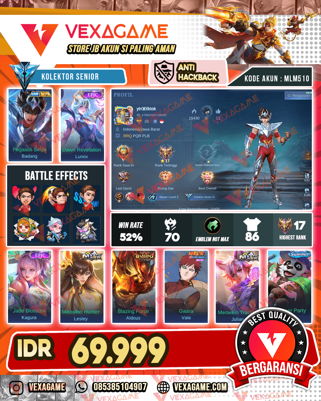 Akun Murah Harga Pelajar