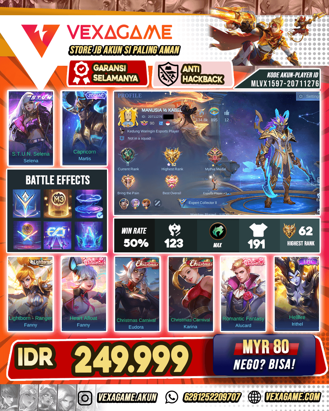 Selena STUN | Martis Zodiac | Recall Tas - tas