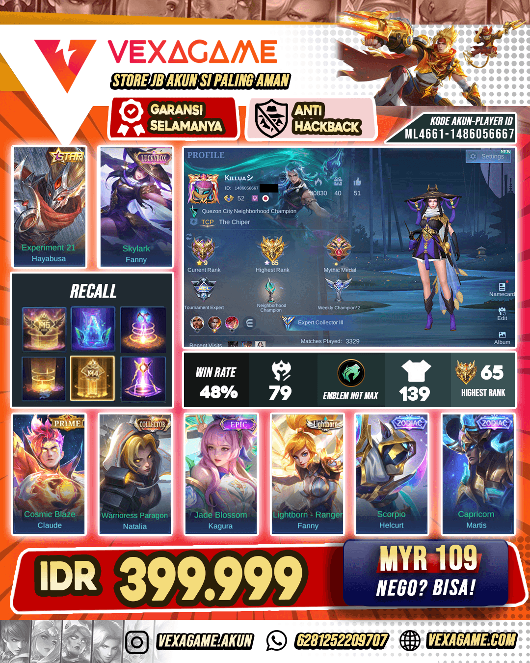 Fanny Luckybox Murah