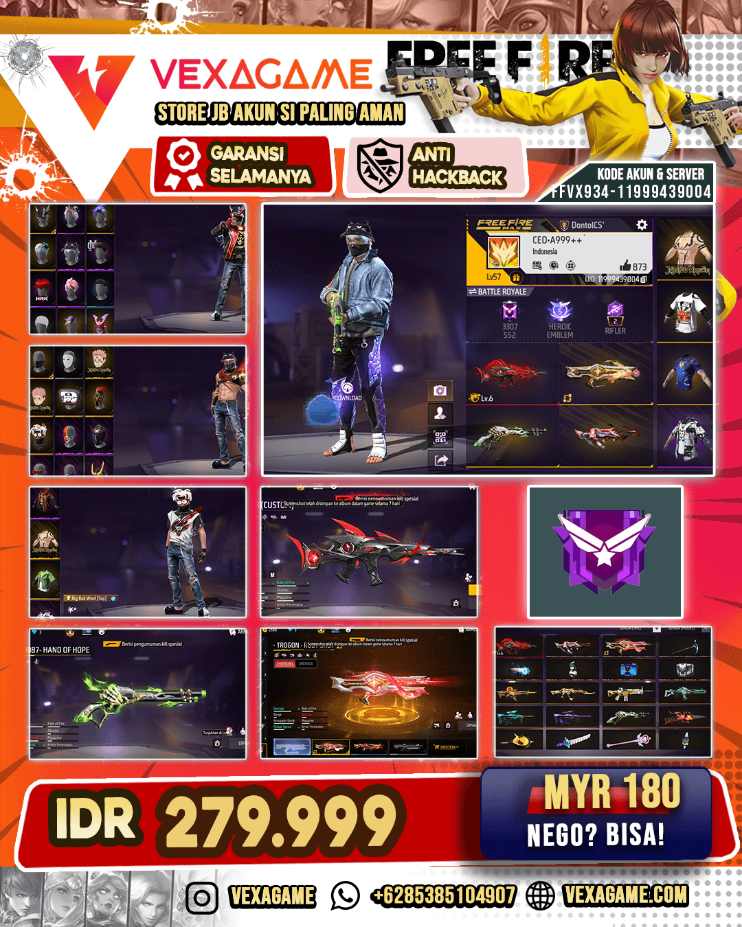 1 EVO OTW MAX | JJK ON |  SG LUMUT | VAULT OTW 150